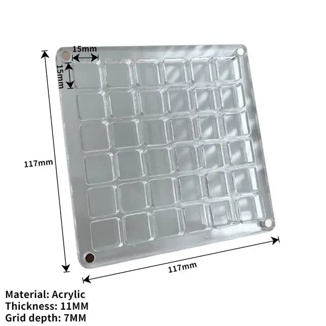 Wittiq Clear Acrylic Shell Organizer