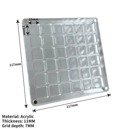 Wittiq Clear Acrylic Shell Organizer